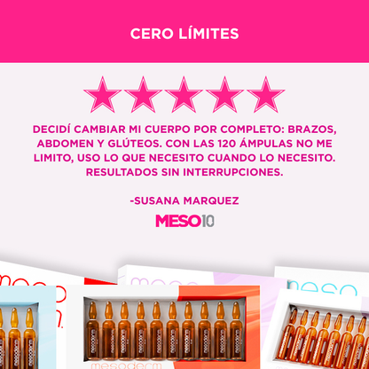 120 Ámpulas combinadas Mesoderm