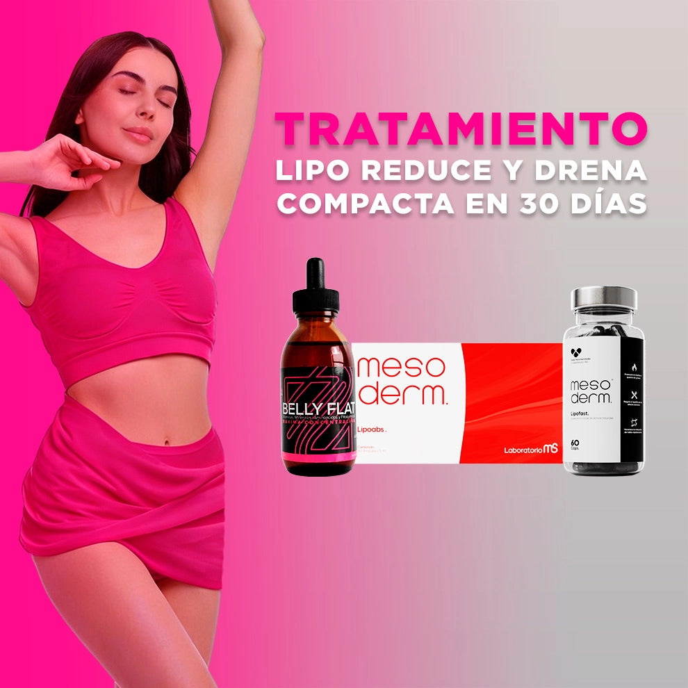 Tratamiento Lipo-Reduce,Drena y Compacta en 30 días